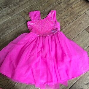 Cat & Jack size 6/6X hot pink dress worn once. Smoke free home.